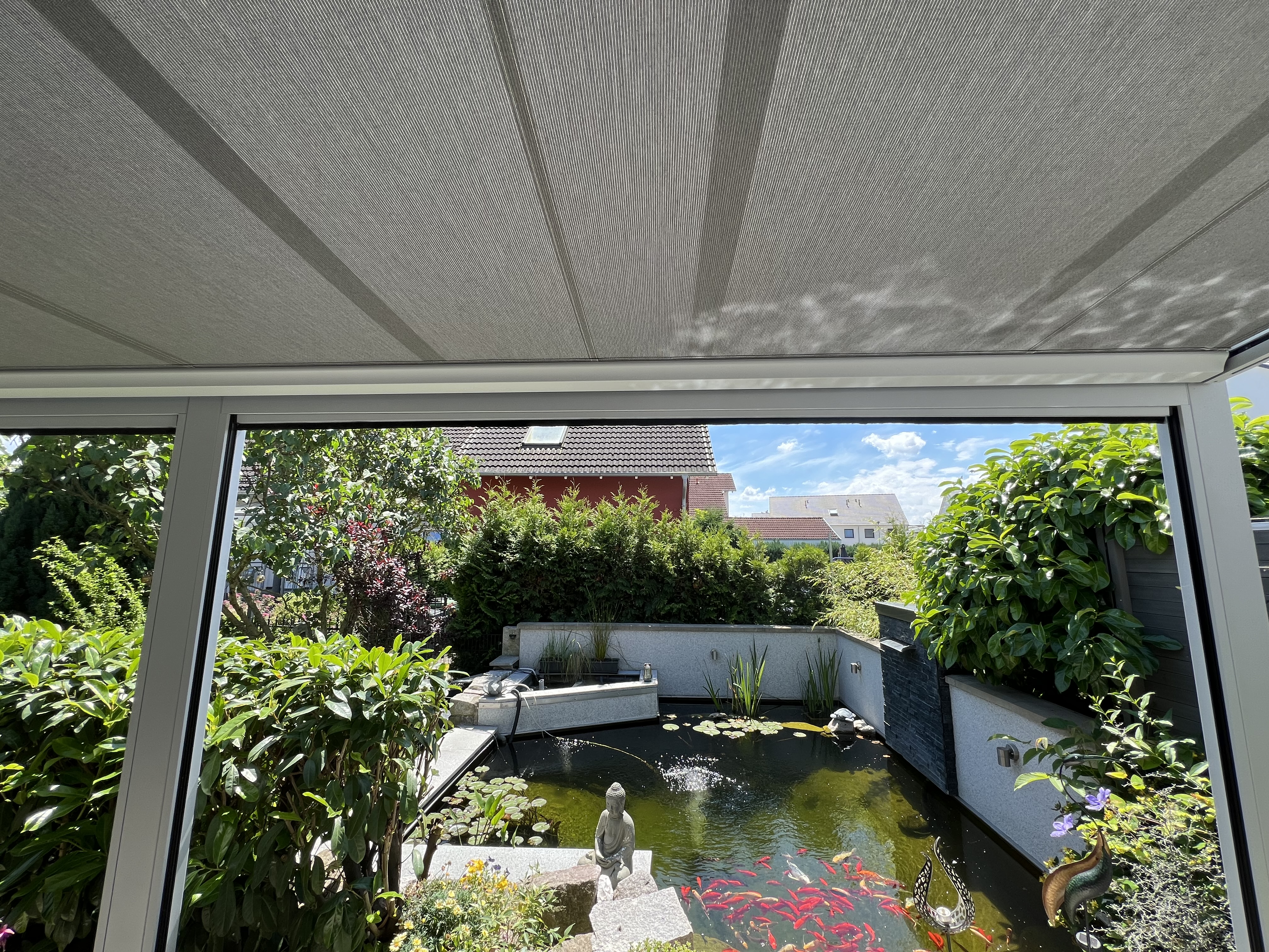 Markise an Terrasse